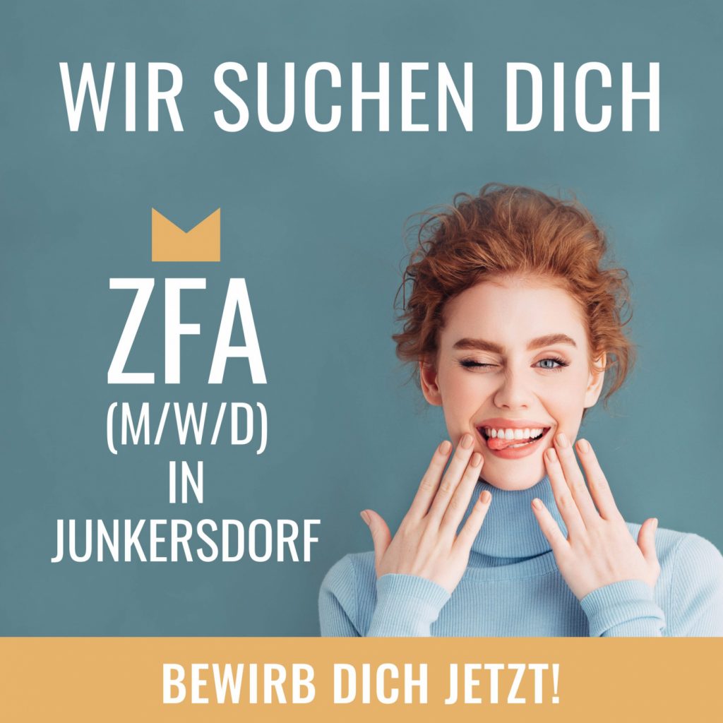 Setllenanzeige ZFA - Zahnarztpraxis Köln Junkersdorf